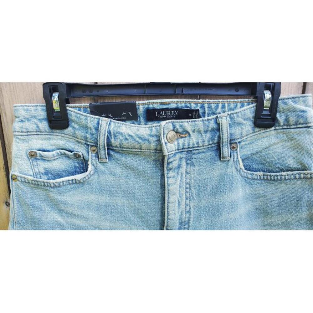 Ralph Lauren Comfort Stretch High Raise Straight Ankle Size 10 Jeans, Waist 30 - Picture 4 of 4